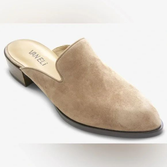 Vaneli Teja Mule - Military Suede / Brown Suede Slip-On Shoes / Size 7 - Picture 8 of 12